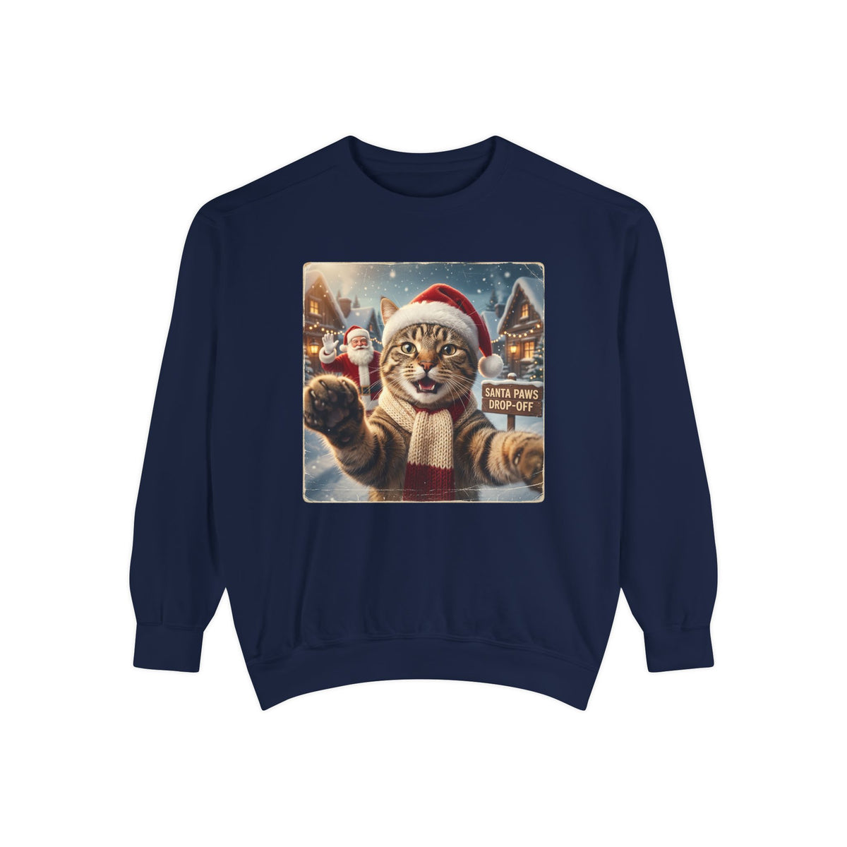 Shop Funny Festive Santa Cat Christmas Sweatshirt for Casual Outfits, a cozy, playful pick for holiday parties, lounging, and seasonal style. Add feline festive flair with the Festive Santa Cat Christmas Sweatshirt for Casual Outfits, perfect for cozy winter looks and holiday fun. Buy Festive Santa Cat Christmas Sweatshirt for Casual Outfits—soft, cheerful holiday wear made for gift giving and everyday comfort.
