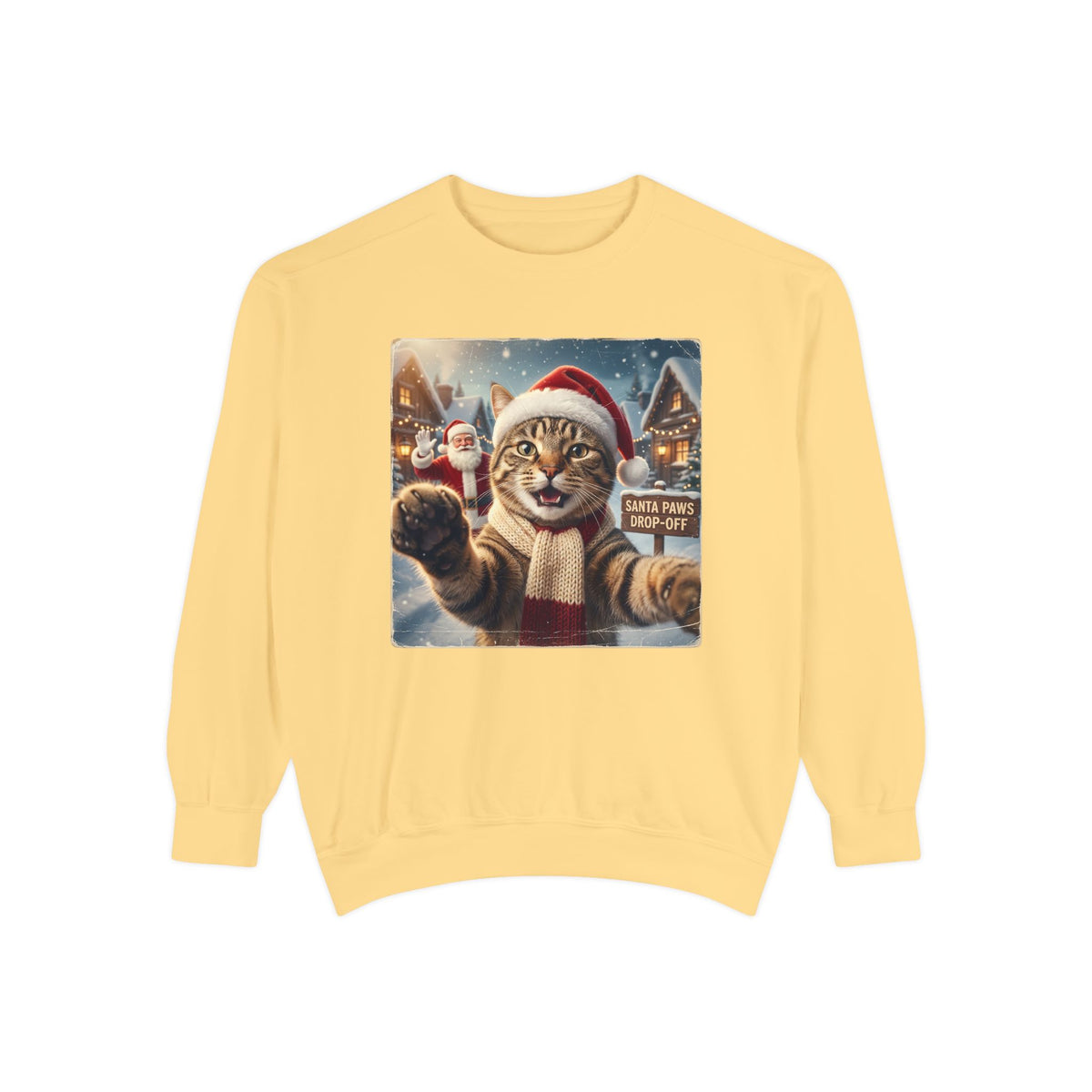 Shop Funny Festive Santa Cat Christmas Sweatshirt for Casual Outfits, a cozy, playful pick for holiday parties, lounging, and seasonal style. Add feline festive flair with the Festive Santa Cat Christmas Sweatshirt for Casual Outfits, perfect for cozy winter looks and holiday fun. Buy Festive Santa Cat Christmas Sweatshirt for Casual Outfits—soft, cheerful holiday wear made for gift giving and everyday comfort.