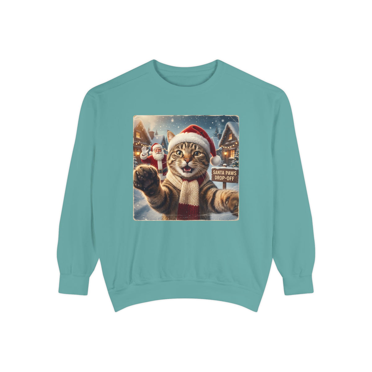 Shop Funny Festive Santa Cat Christmas Sweatshirt for Casual Outfits, a cozy, playful pick for holiday parties, lounging, and seasonal style. Add feline festive flair with the Festive Santa Cat Christmas Sweatshirt for Casual Outfits, perfect for cozy winter looks and holiday fun. Buy Festive Santa Cat Christmas Sweatshirt for Casual Outfits—soft, cheerful holiday wear made for gift giving and everyday comfort.