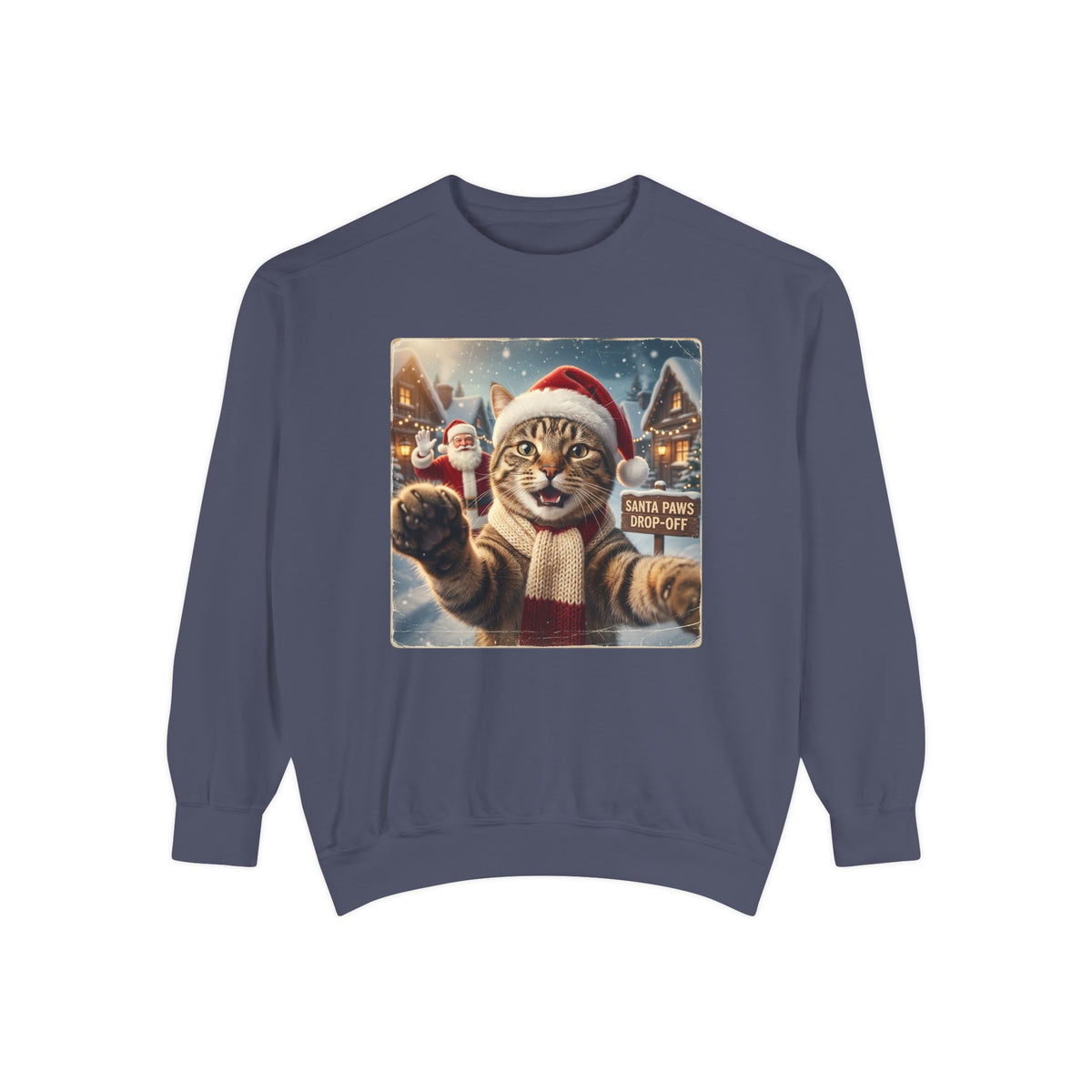 Shop Funny Festive Santa Cat Christmas Sweatshirt for Casual Outfits, a cozy, playful pick for holiday parties, lounging, and seasonal style. Add feline festive flair with the Festive Santa Cat Christmas Sweatshirt for Casual Outfits, perfect for cozy winter looks and holiday fun. Buy Festive Santa Cat Christmas Sweatshirt for Casual Outfits—soft, cheerful holiday wear made for gift giving and everyday comfort.