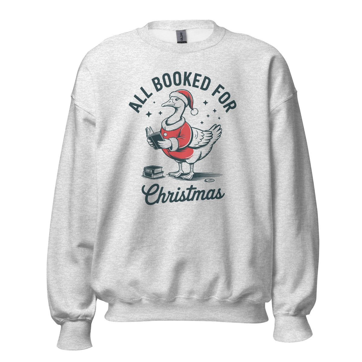 Make spirits bright with the Best Cute All Booked for Christmas Festive Goose Sweatshirt—an easygoing festive favorite for winter days and parties. Shop All Booked for Christmas Festive Goose Sweatshirt for a charming, comfortable holiday look that brings festive fun to every plan. Celebrate the season in the All Booked for Christmas Festive Goose Sweatshirt, a cozy, playful layer for holiday gatherings and gifting.