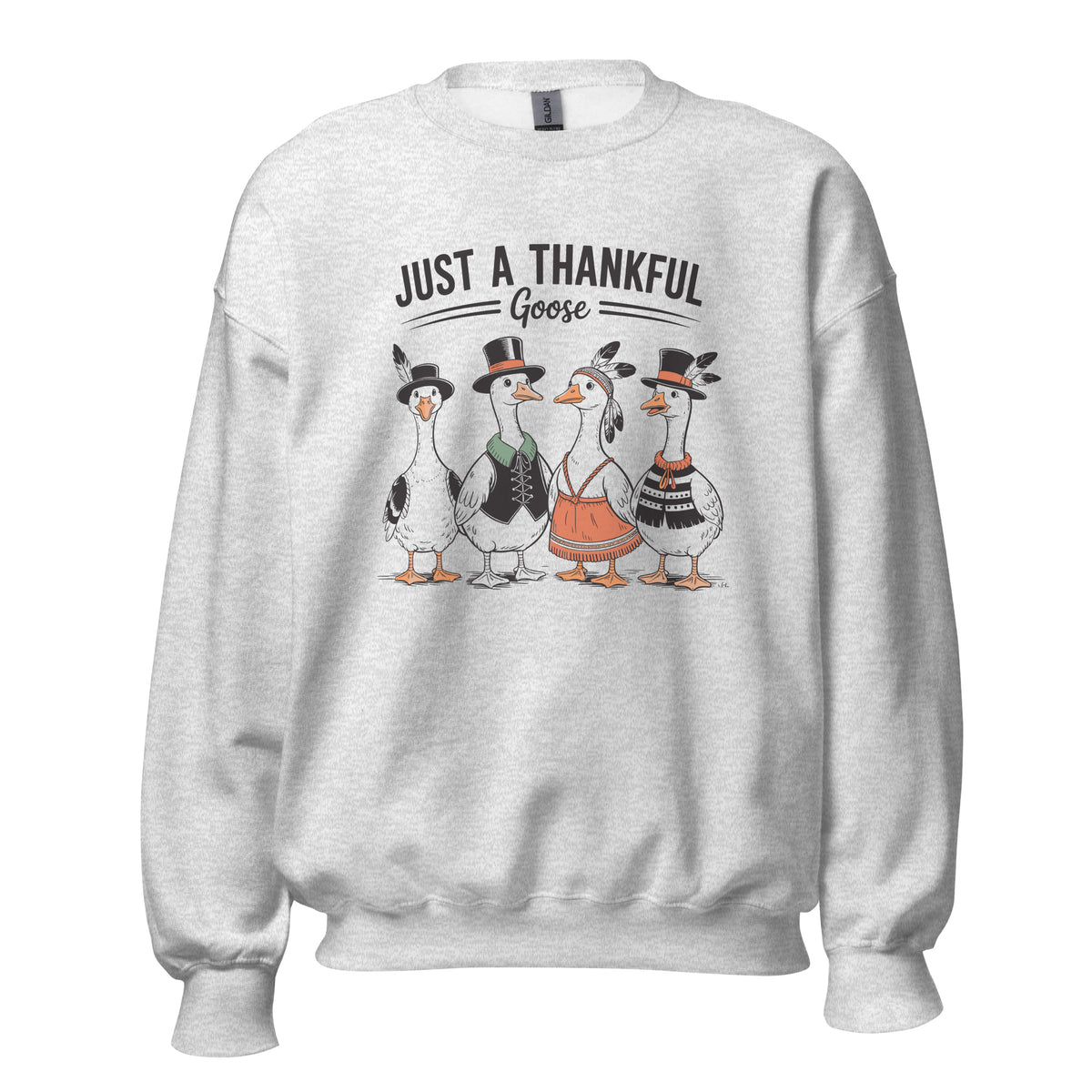 Shop Cute Thankful Goose Thanksgiving Crewneck Sweatshirt for Casual Wear for a cheerful, cozy look that brings warmth to every fall celebration. Add festive charm to your wardrobe with the Thankful Goose Thanksgiving Crewneck Sweatshirt, perfect for Thanksgiving and fall days. Buy Thankful Goose Thanksgiving Crewneck Sweatshirt, a cozy festive staple for fall gatherings, gratitude, and seasonal style.
