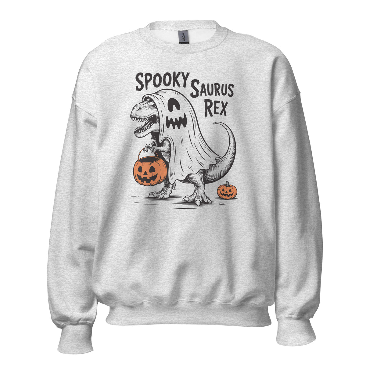 Trendy Best Spooky Saurus Rex Dinosaur Ghost Sweatshirt for Festive Wear brings playful Halloween charm, cozy comfort and standout style to your wardrobe.
