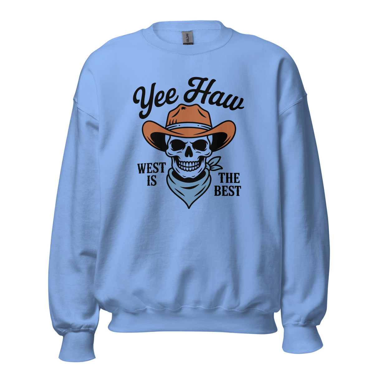 Discover why Yee Haw West Is the Best Cowboy Skull Sweatshirt delivers standout Western flair, comfort, and a bold graphic look.