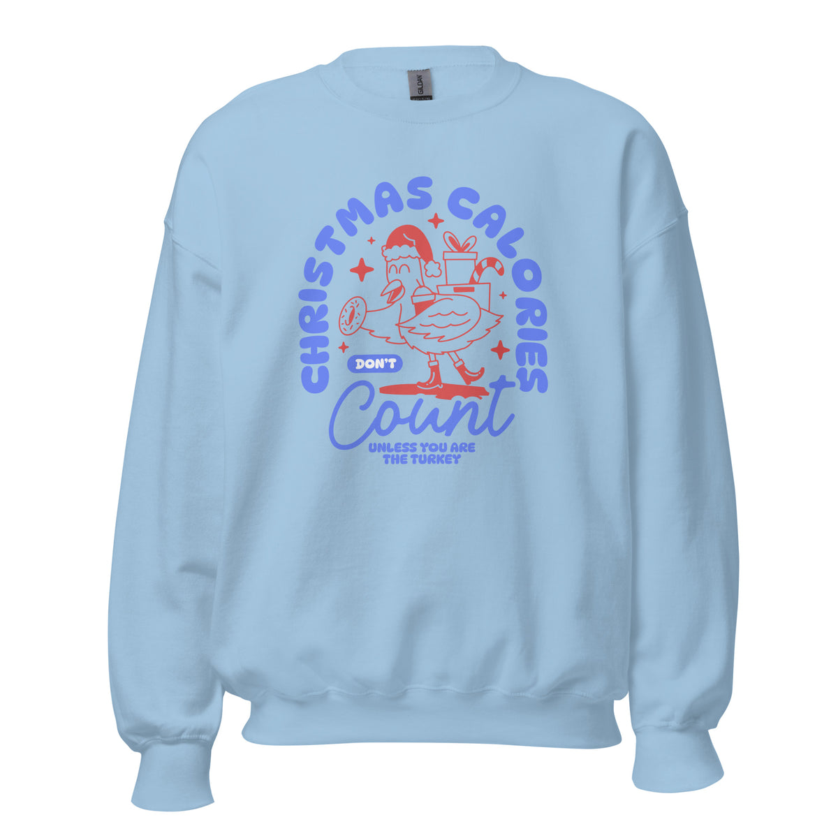 Shop Funny Christmas Calories Don't Count Turkey Sweatshirt Casual Wear for a fun, comfy way to show off your Thanksgiving and Christmas spirit. Make holiday meals more fun with a Christmas Calories Don't Count Turkey Sweatshirt—a cozy, playful pick for parties and gift giving. Celebrate the season in a Christmas Calories Don't Count Turkey Sweatshirt, perfect for festive feasts, cozy gatherings, and holiday laughs.