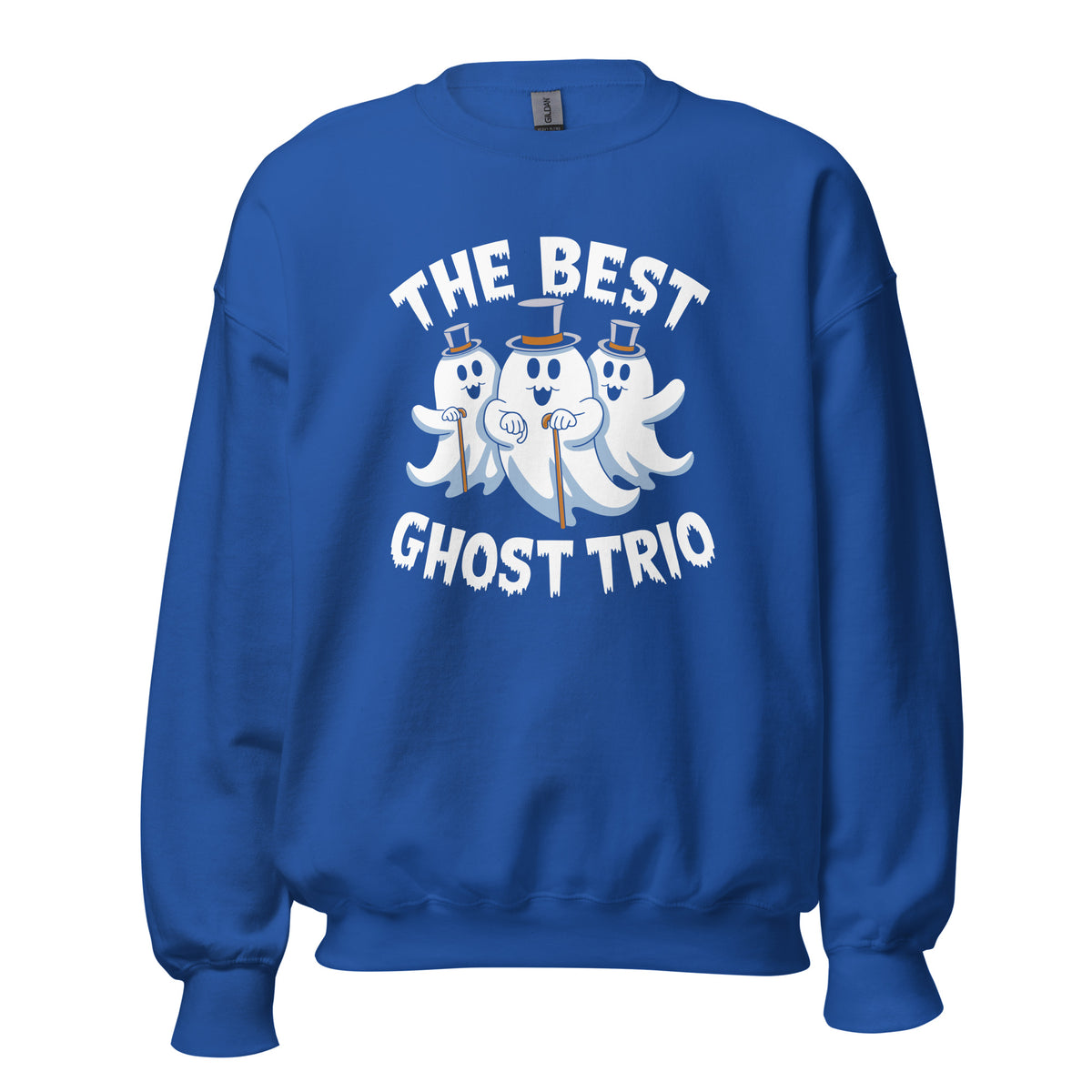 Funny The Best Ghost Trio Halloween Crewneck Sweatshirt Festive Wear