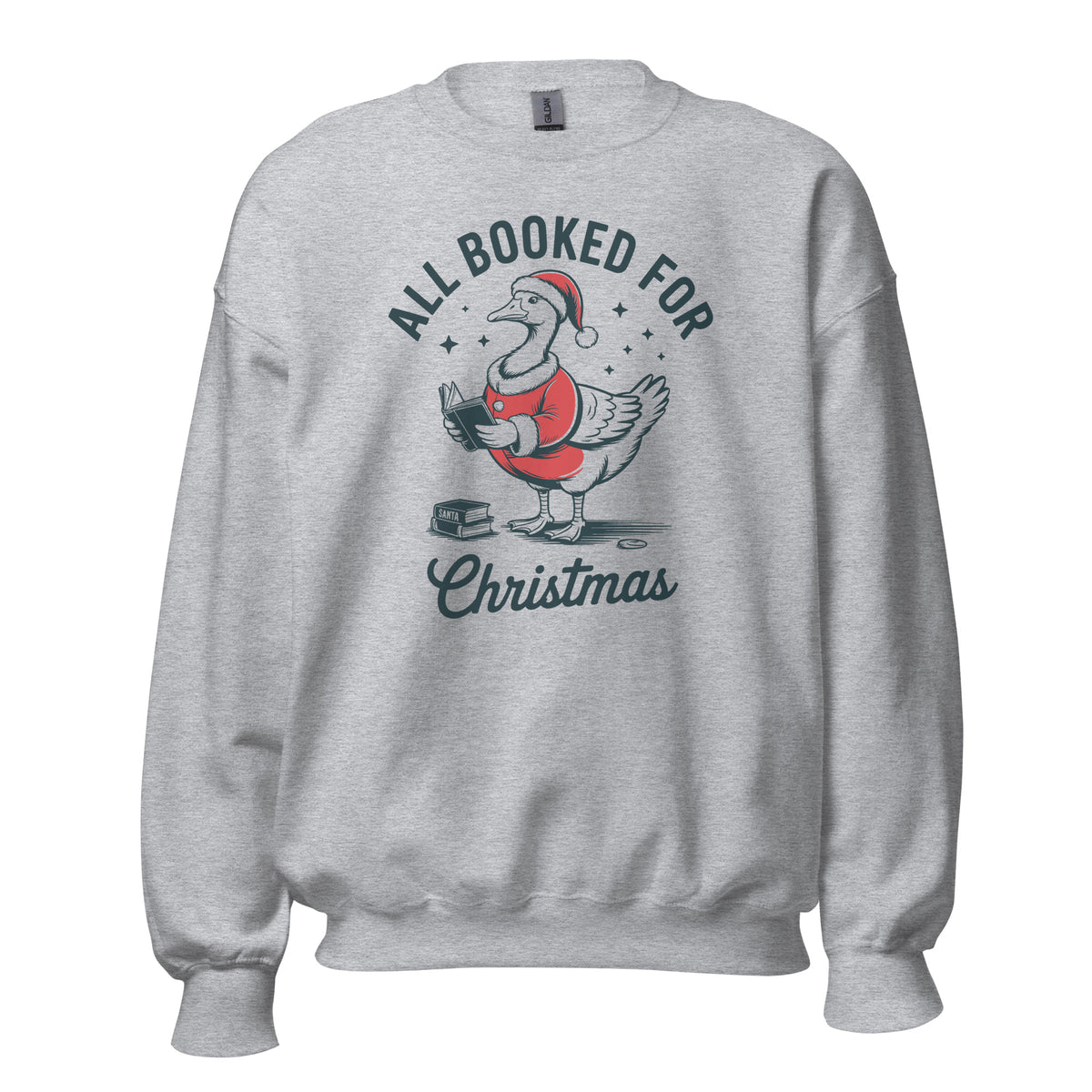 Make spirits bright with the Best Cute All Booked for Christmas Festive Goose Sweatshirt—an easygoing festive favorite for winter days and parties. Shop All Booked for Christmas Festive Goose Sweatshirt for a charming, comfortable holiday look that brings festive fun to every plan. Celebrate the season in the All Booked for Christmas Festive Goose Sweatshirt, a cozy, playful layer for holiday gatherings and gifting.