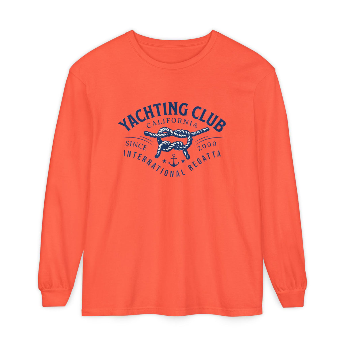 Shop unique Yachting Club California Regatta Long Sleeve Tee Shirt Casual Wear, designed for laid-back coastal style, comfort, and versatile wear. Get the Yachting Club California Regatta Long Sleeve Shirt and bring timeless sailing-inspired style to your casual wardrobe. Buy Yachting Club California Regatta Long Sleeve Tee Shirt for a classic nautical look, breathable comfort, and easy everyday style.