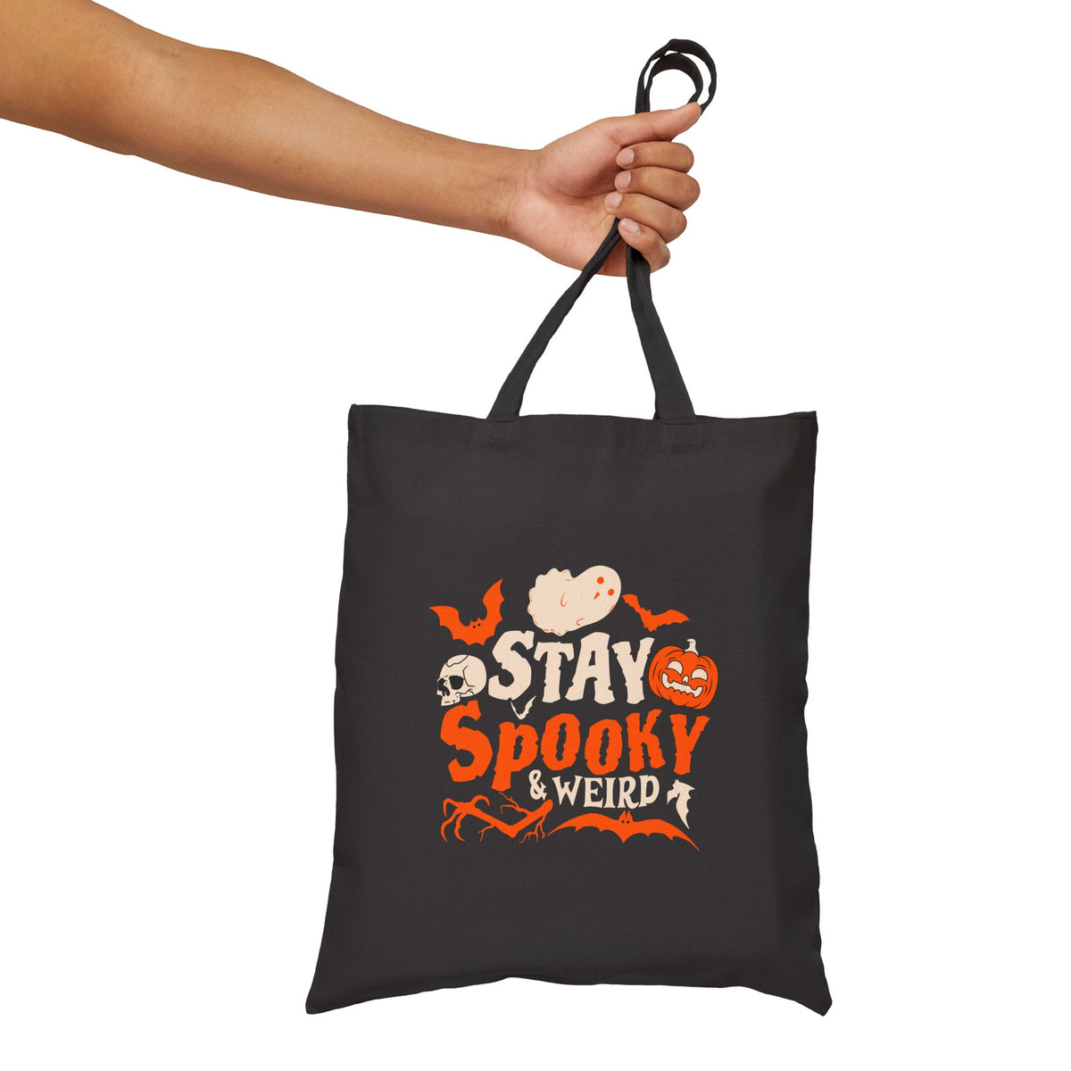 Shop Stay Spooky Weird Funny Halloween Canvas Tote Bag Online Carry Halloween essentials in a Stay Spooky Weird Funny Halloween Canvas Tote Bag. Durable, roomy, and perfect for quirky seasonal style. Show off your eerie sense of humor with the Stay Spooky Weird Funny Halloween Canvas Tote Bag, made for treats, errands, and more. Make every October outing more fun with a Stay Spooky Weird Funny Halloween Canvas Tote Bag—an ideal reusable accessory for spooky fans.