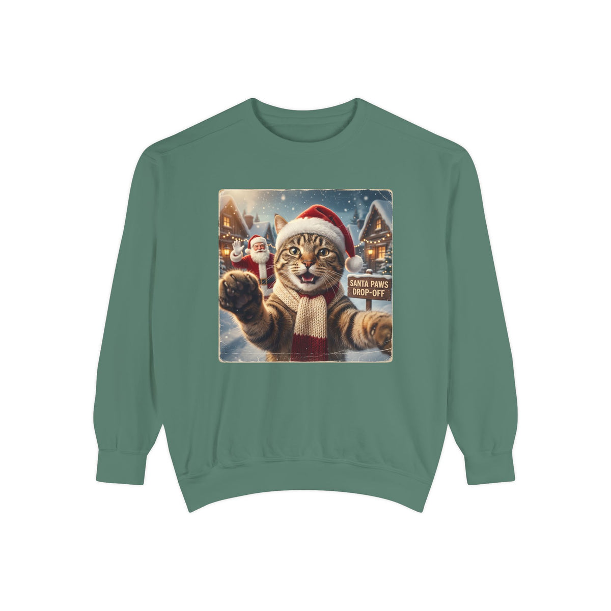 Shop Funny Festive Santa Cat Christmas Sweatshirt for Casual Outfits, a cozy, playful pick for holiday parties, lounging, and seasonal style. Add feline festive flair with the Festive Santa Cat Christmas Sweatshirt for Casual Outfits, perfect for cozy winter looks and holiday fun. Buy Festive Santa Cat Christmas Sweatshirt for Casual Outfits—soft, cheerful holiday wear made for gift giving and everyday comfort.