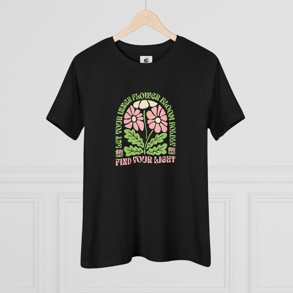 Let Your Inner Flower Bloom Boldly Groovy Women's Relaxed T-Shirt Let Your Inner Flower Bloom Boldly Groovy Women's T-Shirt brings retro floral flair and comfy style to your everyday wardrobe. Express your free spirit in the Let Your Inner Flower Bloom Boldly Groovy Women's T-Shirt, a vibrant retro tee made for standout style. Shop the Let Your Inner Flower Bloom Boldly Groovy Women's T-Shirt for a playful vintage-inspired look full of color, confidence, and charm.