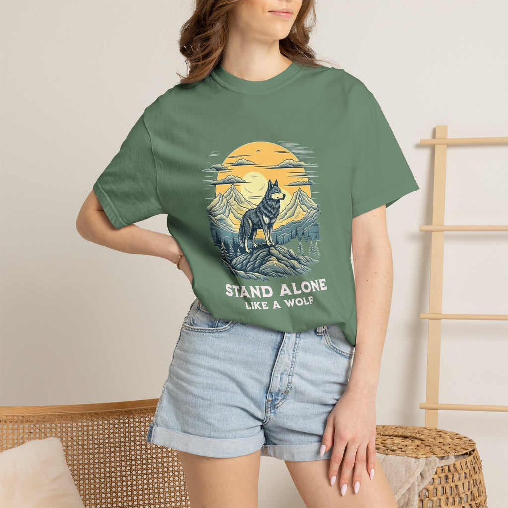 Stand Alone Like A Wolf T-Shirt for Casual Wear delivers bold style, soft comfort, and an effortless fit for everyday confidence. Shop the Stand Alone Like A Wolf T-Shirt for Casual Wear for a comfortable, versatile graphic tee that elevates any laid-back look. Find your edge with the Stand Alone Like A Wolf T-Shirt for Casual Wear, made for relaxed comfort and standout street-ready style.