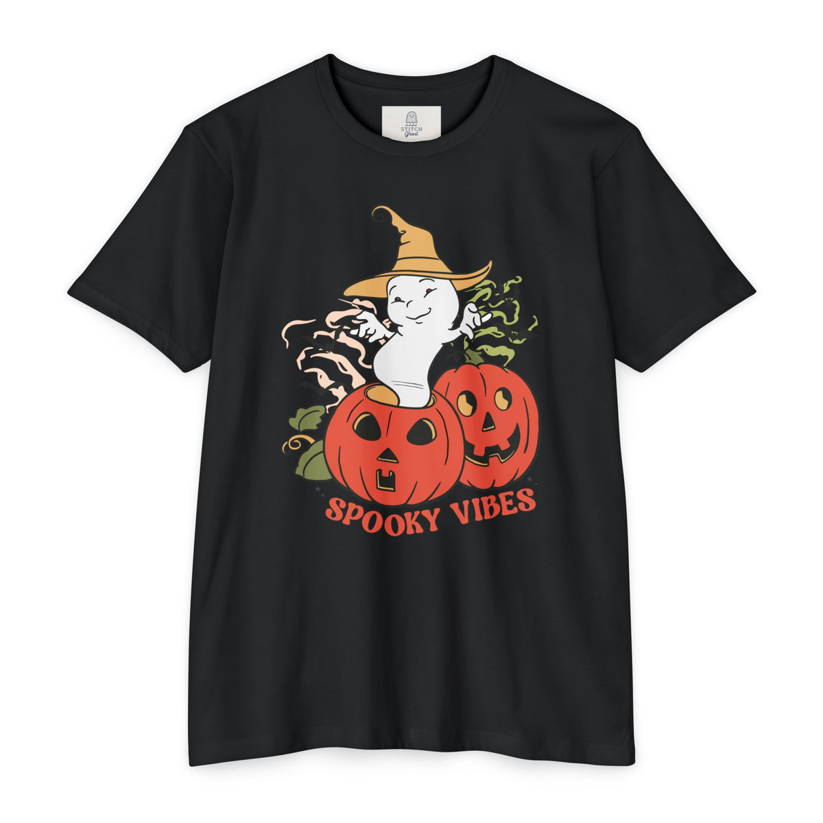 Festive Spooky Vibes Halloween Graphic T-Shirt Casual Wear Shop Festive Spooky Vibes Halloween Graphic T-Shirt Casual Wear for a playful seasonal look, ideal for parties, outings, and everyday comfort. Bring Halloween spirit to your wardrobe with Festive Spooky Vibes Halloween Graphic T-Shirt Casual Wear—great for festive casual outfits. Buy Festive Spooky Vibes Halloween Graphic T-Shirt Casual Wear, combining a fun haunted-season graphic with an easygoing everyday fit.