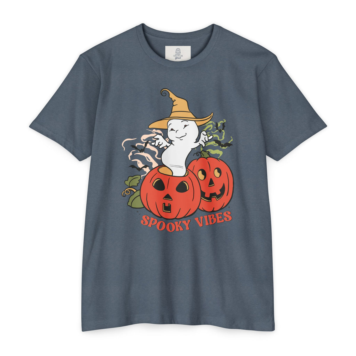 Festive Spooky Vibes Halloween Graphic T-Shirt Casual Wear Shop Festive Spooky Vibes Halloween Graphic T-Shirt Casual Wear for a playful seasonal look, ideal for parties, outings, and everyday comfort. Bring Halloween spirit to your wardrobe with Festive Spooky Vibes Halloween Graphic T-Shirt Casual Wear—great for festive casual outfits. Buy Festive Spooky Vibes Halloween Graphic T-Shirt Casual Wear, combining a fun haunted-season graphic with an easygoing everyday fit.