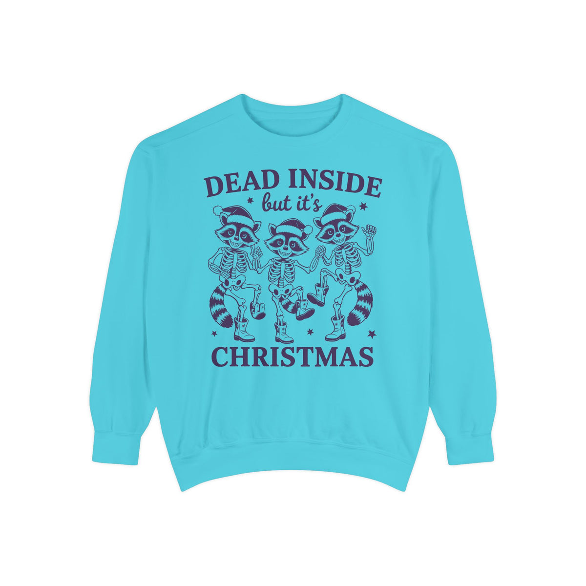 Shop Dead Inside Christmas Raccoon Skeleton Sweatshirt Casual Wear, a darkly festive layer for cozy holiday style, gifting, and winter comfort. Find your new favorite festive graphic: the Dead Inside Christmas Raccoon Skeleton Sweatshirt, made for merry misfits and winter days. Celebrate the season with the Dead Inside Christmas Raccoon Skeleton Sweatshirt—perfect for fans of spooky humor and cozy holiday looks.