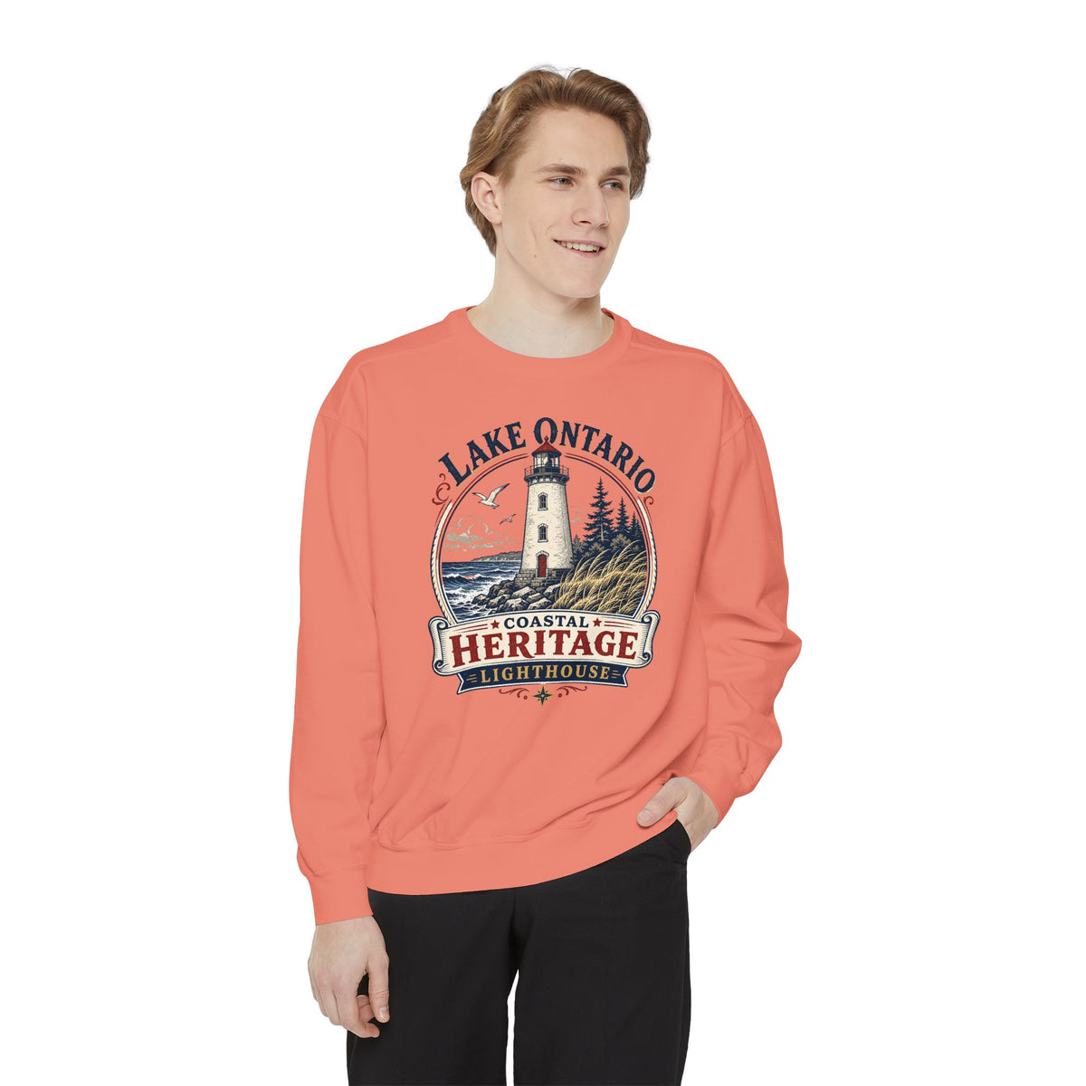 Lake Ontario Lighthouse Heritage Sweatshirt Casual Wear Shop the Lake Ontario Lighthouse Heritage Sweatshirt for classic nautical style, everyday comfort, and a tribute to Great Lakes history. Celebrate shoreline history in the Lake Ontario Lighthouse Heritage Sweatshirt, a cozy layer for beacon lovers and Great Lakes explorers. The Lake Ontario Lighthouse Heritage Sweatshirt blends soft comfort with timeless coastal pride—perfect for lighthouse fans and gifting.