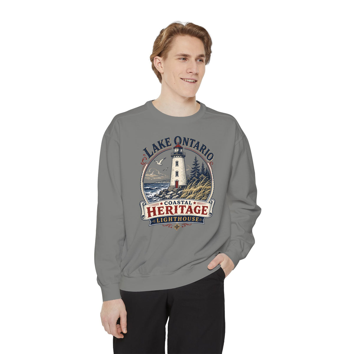 Lake Ontario Lighthouse Heritage Sweatshirt Casual Wear Shop the Lake Ontario Lighthouse Heritage Sweatshirt for classic nautical style, everyday comfort, and a tribute to Great Lakes history. Celebrate shoreline history in the Lake Ontario Lighthouse Heritage Sweatshirt, a cozy layer for beacon lovers and Great Lakes explorers. The Lake Ontario Lighthouse Heritage Sweatshirt blends soft comfort with timeless coastal pride—perfect for lighthouse fans and gifting.