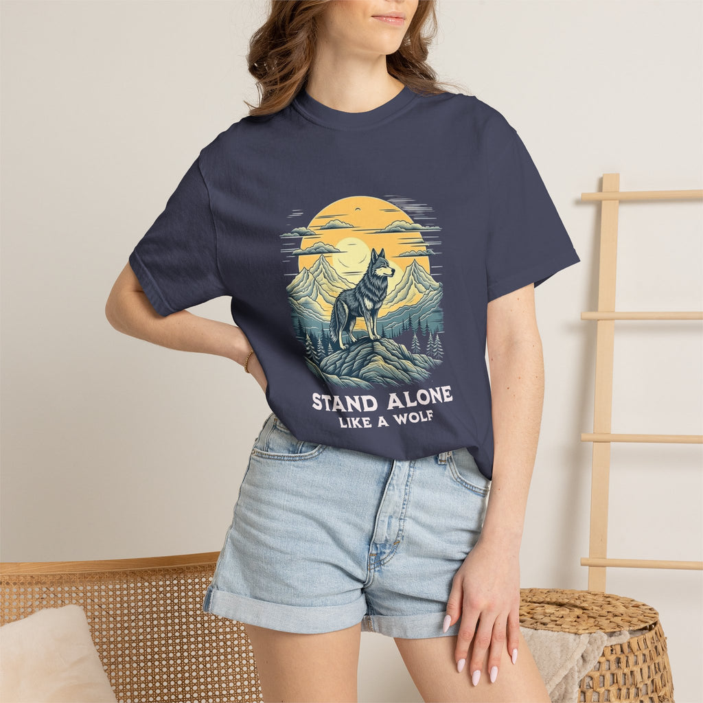 Stand Alone Like A Wolf T-Shirt for Casual Wear delivers bold style, soft comfort, and an effortless fit for everyday confidence. Shop the Stand Alone Like A Wolf T-Shirt for Casual Wear for a comfortable, versatile graphic tee that elevates any laid-back look. Find your edge with the Stand Alone Like A Wolf T-Shirt for Casual Wear, made for relaxed comfort and standout street-ready style.