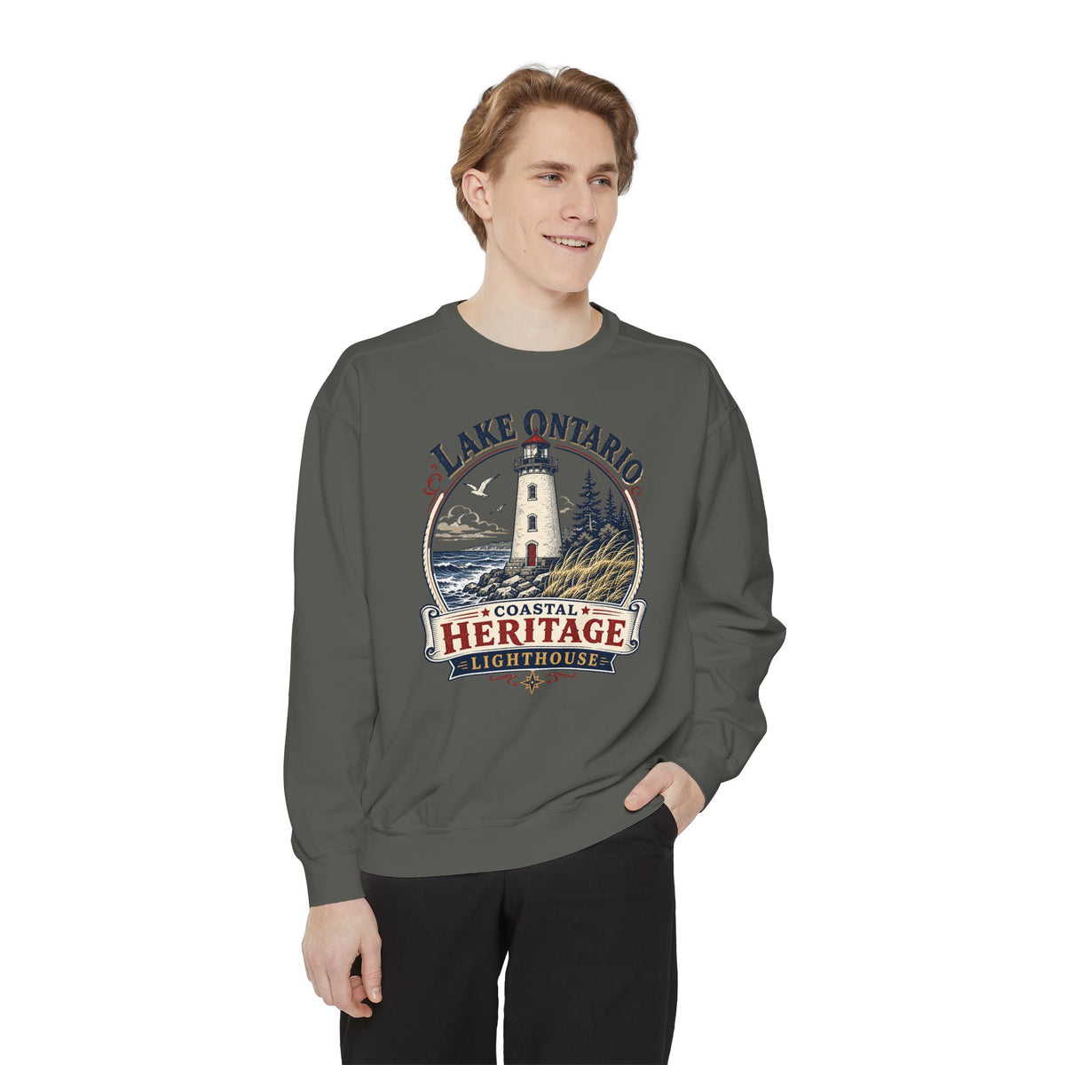 Lake Ontario Lighthouse Heritage Sweatshirt Casual Wear Shop the Lake Ontario Lighthouse Heritage Sweatshirt for classic nautical style, everyday comfort, and a tribute to Great Lakes history. Celebrate shoreline history in the Lake Ontario Lighthouse Heritage Sweatshirt, a cozy layer for beacon lovers and Great Lakes explorers. The Lake Ontario Lighthouse Heritage Sweatshirt blends soft comfort with timeless coastal pride—perfect for lighthouse fans and gifting.