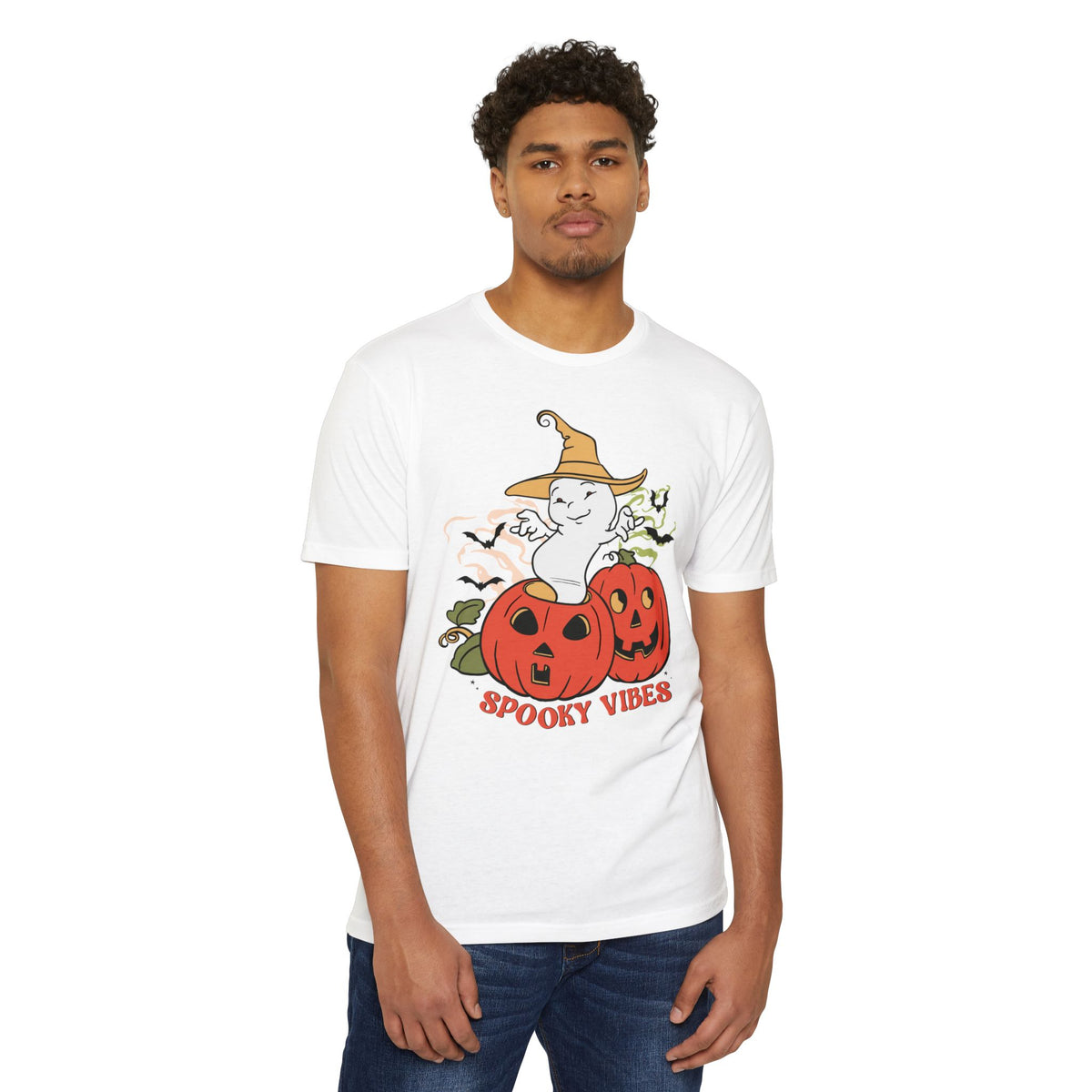 Festive Spooky Vibes Halloween Graphic T-Shirt Casual Wear Shop Festive Spooky Vibes Halloween Graphic T-Shirt Casual Wear for a playful seasonal look, ideal for parties, outings, and everyday comfort. Bring Halloween spirit to your wardrobe with Festive Spooky Vibes Halloween Graphic T-Shirt Casual Wear—great for festive casual outfits. Buy Festive Spooky Vibes Halloween Graphic T-Shirt Casual Wear, combining a fun haunted-season graphic with an easygoing everyday fit.