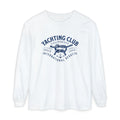 Shop unique Yachting Club California Regatta Long Sleeve Tee Shirt Casual Wear, designed for laid-back coastal style, comfort, and versatile wear. Get the Yachting Club California Regatta Long Sleeve Shirt and bring timeless sailing-inspired style to your casual wardrobe. Buy Yachting Club California Regatta Long Sleeve Tee Shirt for a classic nautical look, breathable comfort, and easy everyday style.