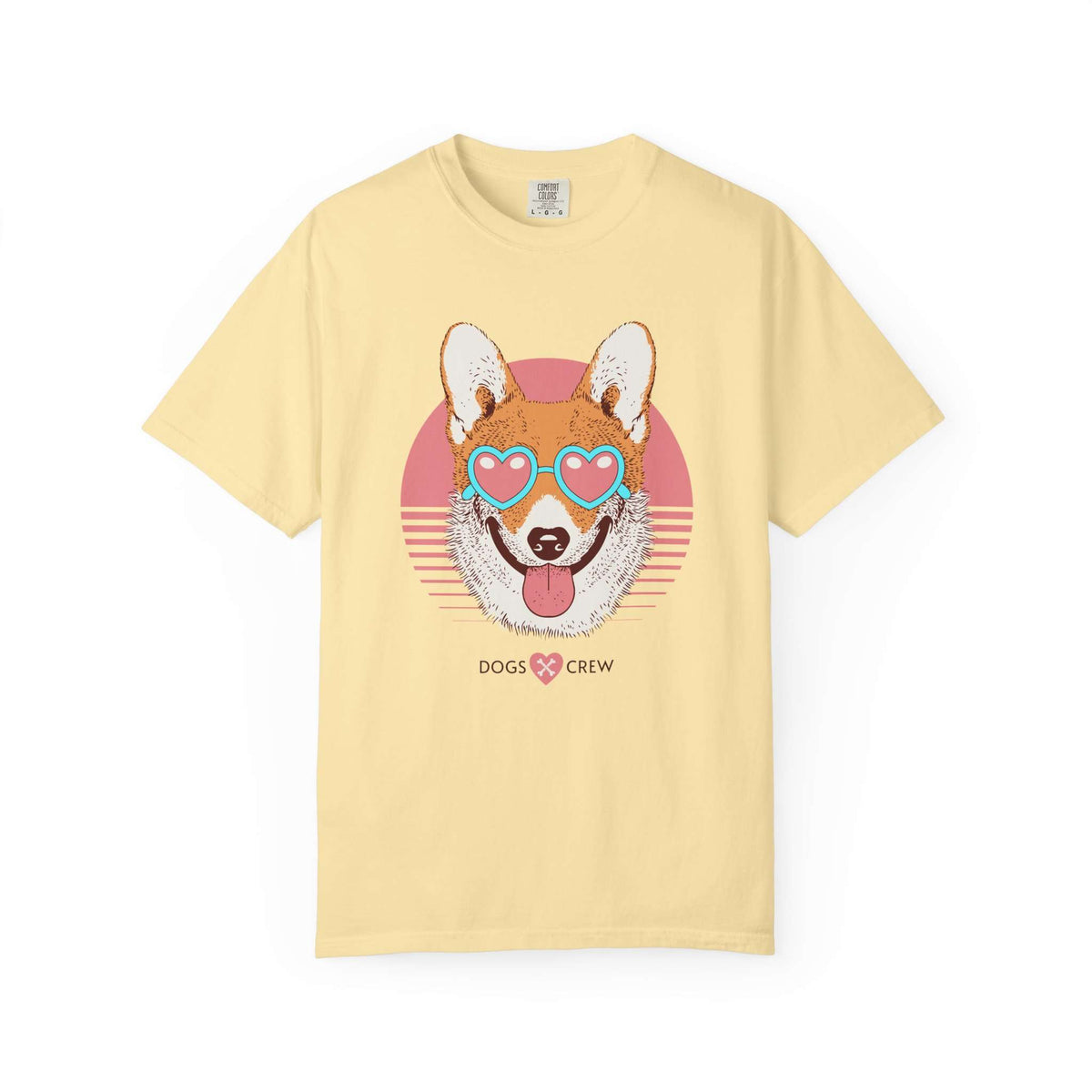 Corgi Heart Sunglasses Dogs Crew Graphic T-Shirt Casual Wear Shop the Corgi Heart Sunglasses Dogs Crew Graphic T-Shirt Casual Wear for a playful, comfortable look made for devoted dog lovers. Show off your corgi obsession with the Corgi Heart Sunglasses Dogs Crew Graphic T-Shirt Casual Wear, featuring a fun graphic and easy style. Buy the Corgi Heart Sunglasses Dogs Crew Graphic T-Shirt Casual Wear—a charming everyday tee for corgi fans who love casual comfort.