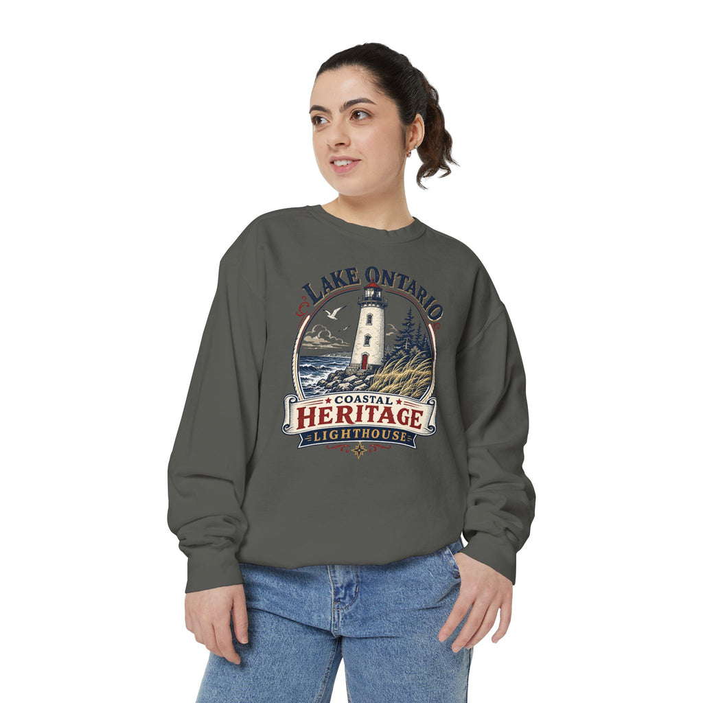 Lake Ontario Lighthouse Heritage Sweatshirt Casual Wear Shop the Lake Ontario Lighthouse Heritage Sweatshirt for classic nautical style, everyday comfort, and a tribute to Great Lakes history. Celebrate shoreline history in the Lake Ontario Lighthouse Heritage Sweatshirt, a cozy layer for beacon lovers and Great Lakes explorers. The Lake Ontario Lighthouse Heritage Sweatshirt blends soft comfort with timeless coastal pride—perfect for lighthouse fans and gifting.