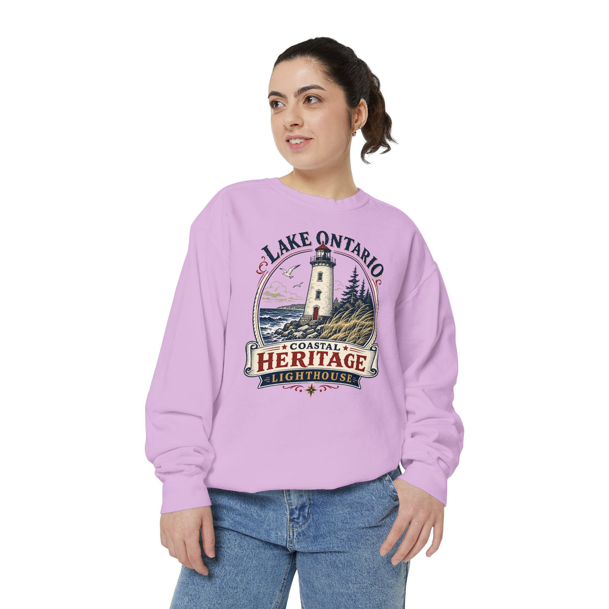 Lake Ontario Lighthouse Heritage Sweatshirt Casual Wear Shop the Lake Ontario Lighthouse Heritage Sweatshirt for classic nautical style, everyday comfort, and a tribute to Great Lakes history. Celebrate shoreline history in the Lake Ontario Lighthouse Heritage Sweatshirt, a cozy layer for beacon lovers and Great Lakes explorers. The Lake Ontario Lighthouse Heritage Sweatshirt blends soft comfort with timeless coastal pride—perfect for lighthouse fans and gifting.