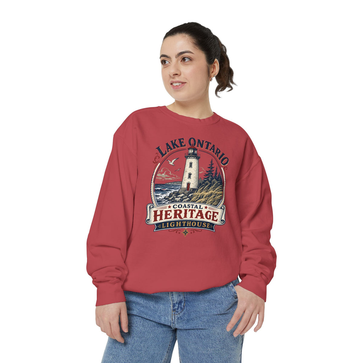 Lake Ontario Lighthouse Heritage Sweatshirt Casual Wear Shop the Lake Ontario Lighthouse Heritage Sweatshirt for classic nautical style, everyday comfort, and a tribute to Great Lakes history. Celebrate shoreline history in the Lake Ontario Lighthouse Heritage Sweatshirt, a cozy layer for beacon lovers and Great Lakes explorers. The Lake Ontario Lighthouse Heritage Sweatshirt blends soft comfort with timeless coastal pride—perfect for lighthouse fans and gifting.