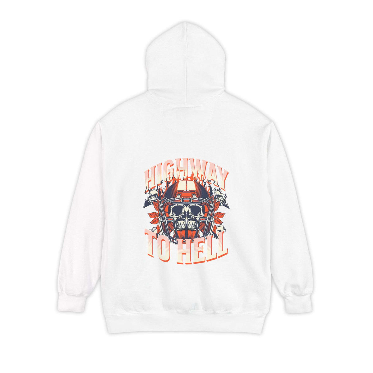 Shop Bold Highway To Hell Football Skull Graphic Hoodie Casual Wear for bold football-inspired streetwear with skull graphic and cozy hoodie style. Buy Bold Highway To Hell Football Skull Graphic Hoodie brings edgy game-day style with a striking skull design, cozy comfort, and standout attitude. Make a statement in the Bold Highway To Hell Football Skull Graphic Hoodie, featuring a bold skull design and football-inspired edge.