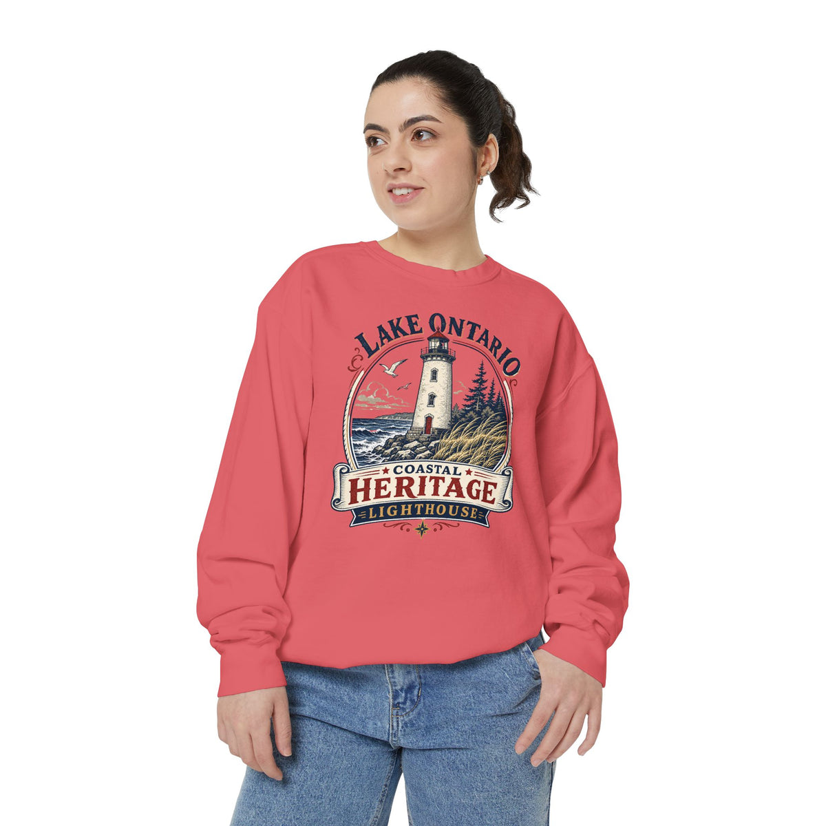Lake Ontario Lighthouse Heritage Sweatshirt Casual Wear Shop the Lake Ontario Lighthouse Heritage Sweatshirt for classic nautical style, everyday comfort, and a tribute to Great Lakes history. Celebrate shoreline history in the Lake Ontario Lighthouse Heritage Sweatshirt, a cozy layer for beacon lovers and Great Lakes explorers. The Lake Ontario Lighthouse Heritage Sweatshirt blends soft comfort with timeless coastal pride—perfect for lighthouse fans and gifting.