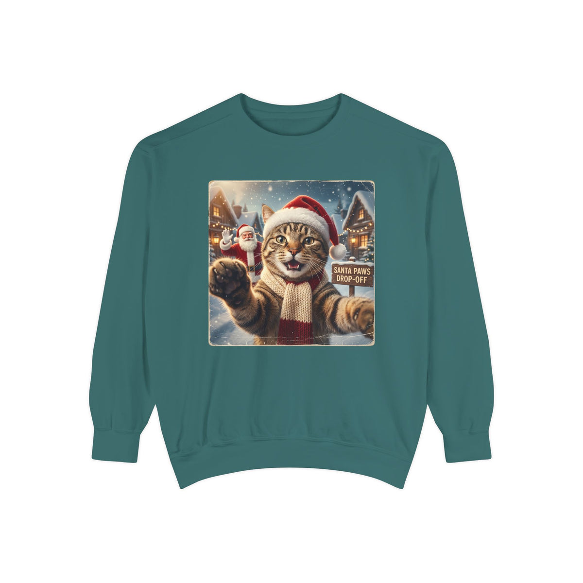 Shop Funny Festive Santa Cat Christmas Sweatshirt for Casual Outfits, a cozy, playful pick for holiday parties, lounging, and seasonal style. Add feline festive flair with the Festive Santa Cat Christmas Sweatshirt for Casual Outfits, perfect for cozy winter looks and holiday fun. Buy Festive Santa Cat Christmas Sweatshirt for Casual Outfits—soft, cheerful holiday wear made for gift giving and everyday comfort.