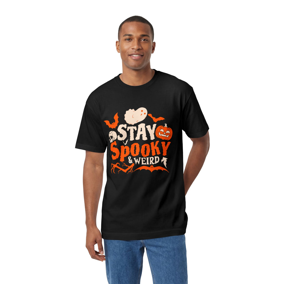 Shop Funny Halloween Stay Spooky And Weird T-Shirt Festive Wear, a comfy, playful choice for parties, pumpkin patches, and spooky season fun. Celebrate in Funny Halloween Stay Spooky And Weird T-Shirt Festive Wear—a fun graphic tee for Halloween events, costumes, and everyday October style. Add Funny Halloween Stay Spooky And Weird T-Shirt Festive Wear to your wardrobe for an easygoing, eye-catching Halloween outfit.