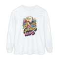 Cute Golden Retriever Dog in Flowers Long Sleeve Shirt for Casual Wear Celebrate your love of pups with the Cute Golden Retriever Dog in Flowers Long Sleeve Shirt, made for bright, casual outfits. Shop Cute Golden Retriever Dog in Flowers Long Sleeve Shirt, featuring a cheerful floral design for dog lovers and everyday comfort. Buy Cute Golden Retriever Dog in Flowers Long Sleeve Shirt—a cozy, charming choice for retriever fans who love floral style.