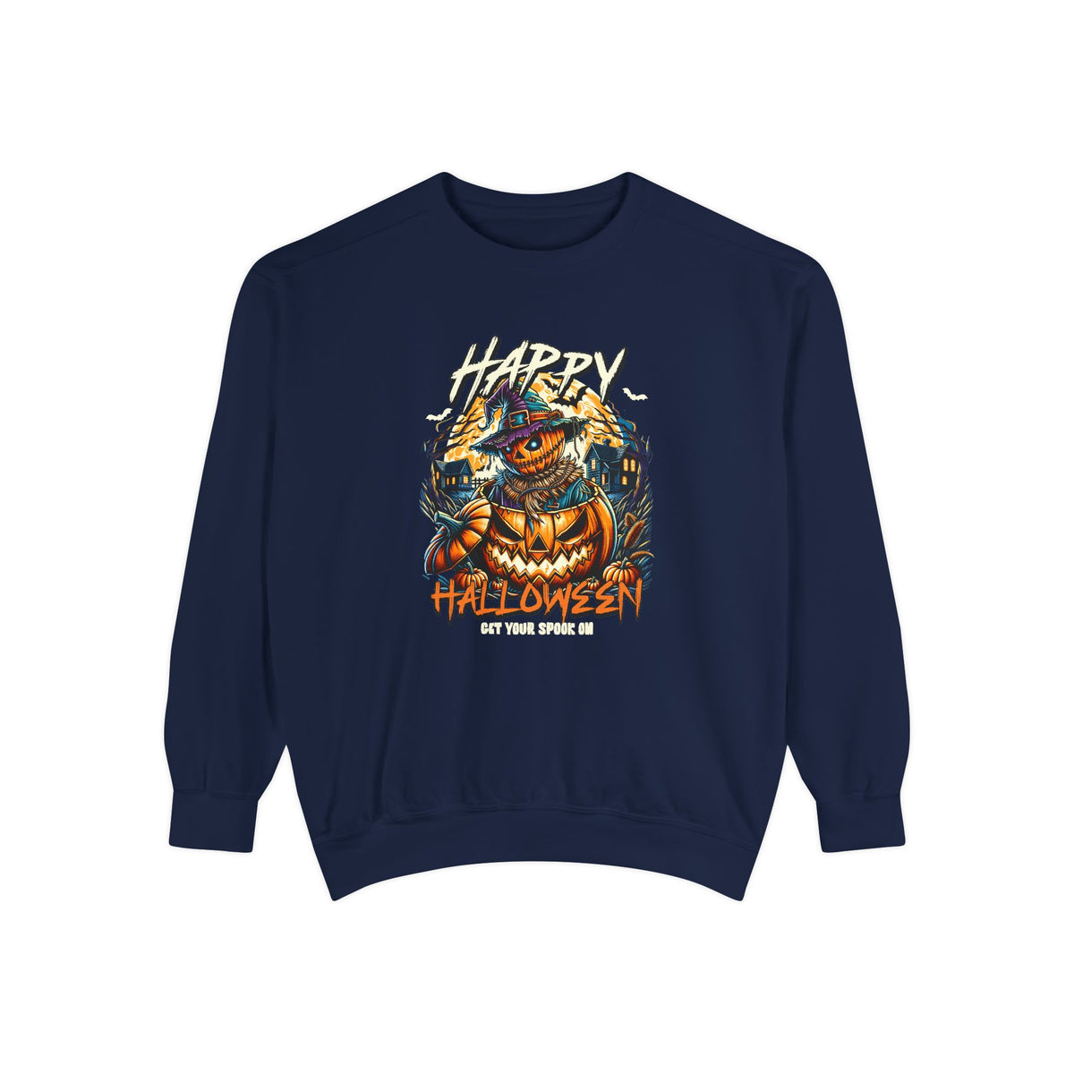 Unique Happy Halloween Pumpkin Scary Crewneck Sweatshirt for Casual Wear Shop the Happy Halloween Pumpkin Scary Crewneck Sweatshirt, a cozy seasonal layer with bold spooky style for parties, trick-or-treating, and fall. Celebrate spooky season in the Happy Halloween Pumpkin Scary Crewneck Sweatshirt, featuring festive comfort for cool autumn days and Halloween fun. Get Halloween-ready with the Happy Halloween Pumpkin Scary Crewneck Sweatshirt—a warm, eye-catching choice for spooky events, outings, and more.
