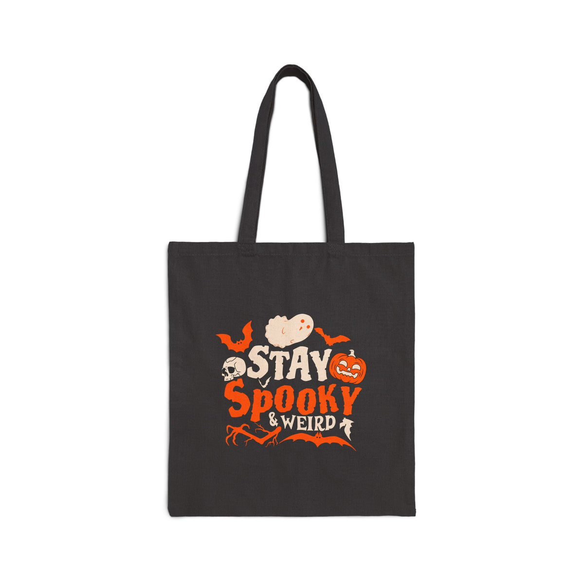 Shop Stay Spooky Weird Funny Halloween Canvas Tote Bag Online Carry Halloween essentials in a Stay Spooky Weird Funny Halloween Canvas Tote Bag. Durable, roomy, and perfect for quirky seasonal style. Show off your eerie sense of humor with the Stay Spooky Weird Funny Halloween Canvas Tote Bag, made for treats, errands, and more. Make every October outing more fun with a Stay Spooky Weird Funny Halloween Canvas Tote Bag—an ideal reusable accessory for spooky fans.