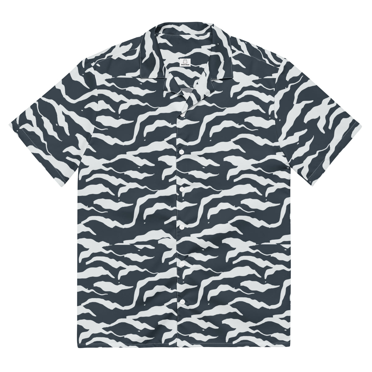 Shop Unique Camo Pattern Button Shirt in Wavy Organic Stripes Casual Wear for an artful take on camouflage, designed to elevate casual outfits. Order Camo Pattern Button Shirt in Wavy Organic Stripes, a bold, versatile layer that brings standout texture to everyday looks. Purchase Camo Pattern Button Shirt in Wavy Organic Stripes—an expressive statement piece with a fresh, modern camouflage feel.