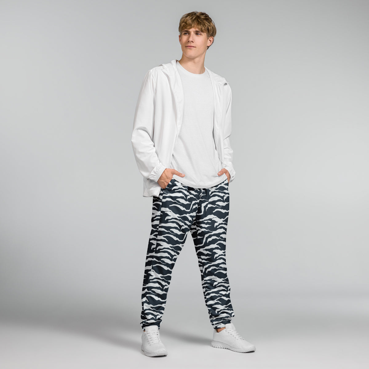 Shop Wavy Organic Camo Stripes Unisex Track Pants Casual Wear for a standout look, soft organic fabric, and relaxed comfort from street to sofa. Upgrade your casual wardrobe with Wavy Organic Camo Stripes Unisex Track Pants—designed for versatile style and all-day comfort. Buy Wavy Organic Camo Stripes Unisex Track Pants, blending bold style, organic comfort, and an easy fit for everyday movement.