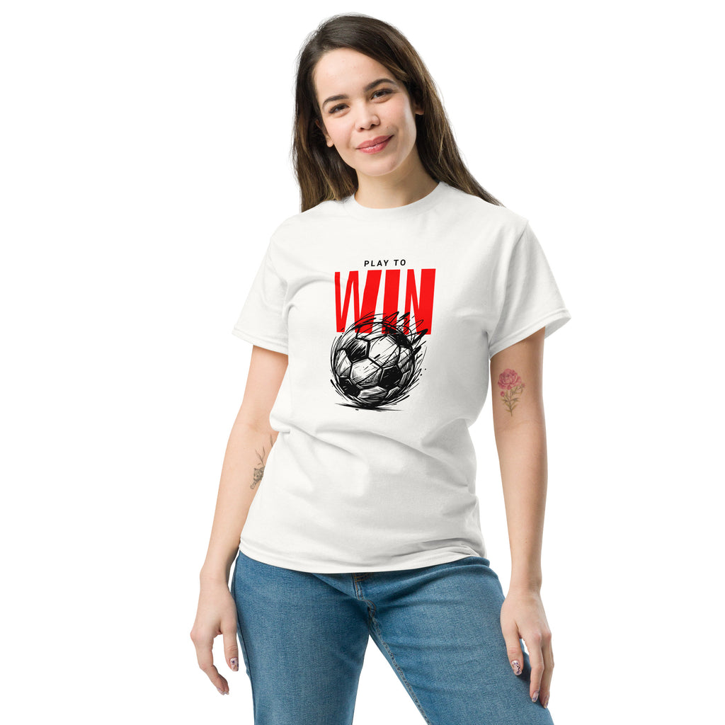 Athletic Play to Win Soccer Tee for Casual Outfits Elevate your wardrobe with the Athletic Play to Win Soccer Tee for Casual Outfits, perfect for laid-back looks, practice days, and fans. Shop the Athletic Play to Win Soccer Tee for Casual Outfits, designed for easy everyday style, game-day comfort, and sporty confidence. Buy the Athletic Play to Win Soccer Tee for Casual Outfits—a versatile graphic tee for relaxed comfort and soccer-inspired style.