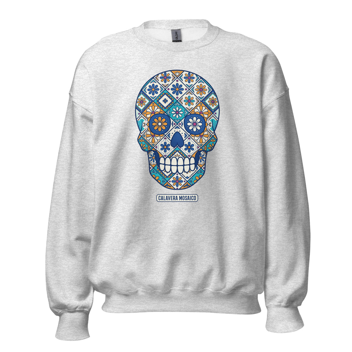 Colorful Mexican Sugar Skull Crewneck Sweatshirt Casual Wear Shop the Colorful Mexican Sugar Skull Crewneck Sweatshirt Casual Wear, featuring vibrant Día de los Muertos-inspired style for everyday comfort. Add vibrant personality to your wardrobe with Colorful Mexican Sugar Skull Crewneck Sweatshirt Casual Wear, made for standout everyday style. Buy Colorful Mexican Sugar Skull Crewneck Sweatshirt Casual Wear with bold, festive artwork—an easy statement piece for casual outfits.