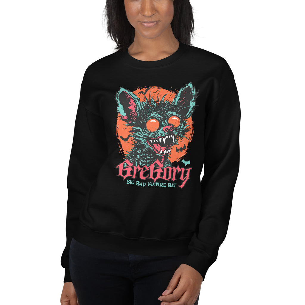 Buy Gregory Vampire Bat Crewneck Sweatshirt for Casual Outfits, a comfortable statement layer for cool, casual days. Elevate relaxed looks with the Gregory Vampire Bat Crewneck Sweatshirt for Casual Outfits—soft, striking, and made for daily wear. Shop the Gregory Vampire Bat Crewneck Sweatshirt for Casual Outfits, combining bold gothic style, cozy comfort, and everyday versatility.