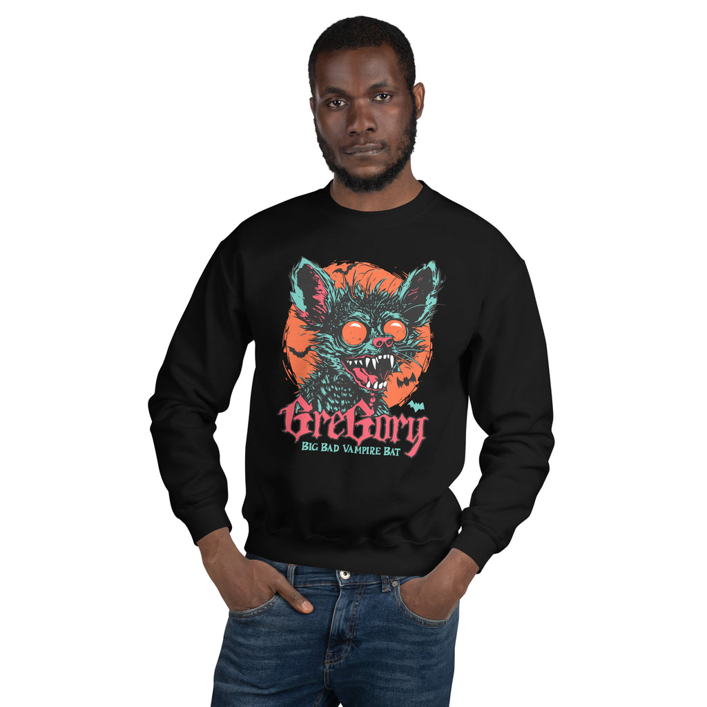 Buy Gregory Vampire Bat Crewneck Sweatshirt for Casual Outfits, a comfortable statement layer for cool, casual days. Elevate relaxed looks with the Gregory Vampire Bat Crewneck Sweatshirt for Casual Outfits—soft, striking, and made for daily wear. Shop the Gregory Vampire Bat Crewneck Sweatshirt for Casual Outfits, combining bold gothic style, cozy comfort, and everyday versatility.