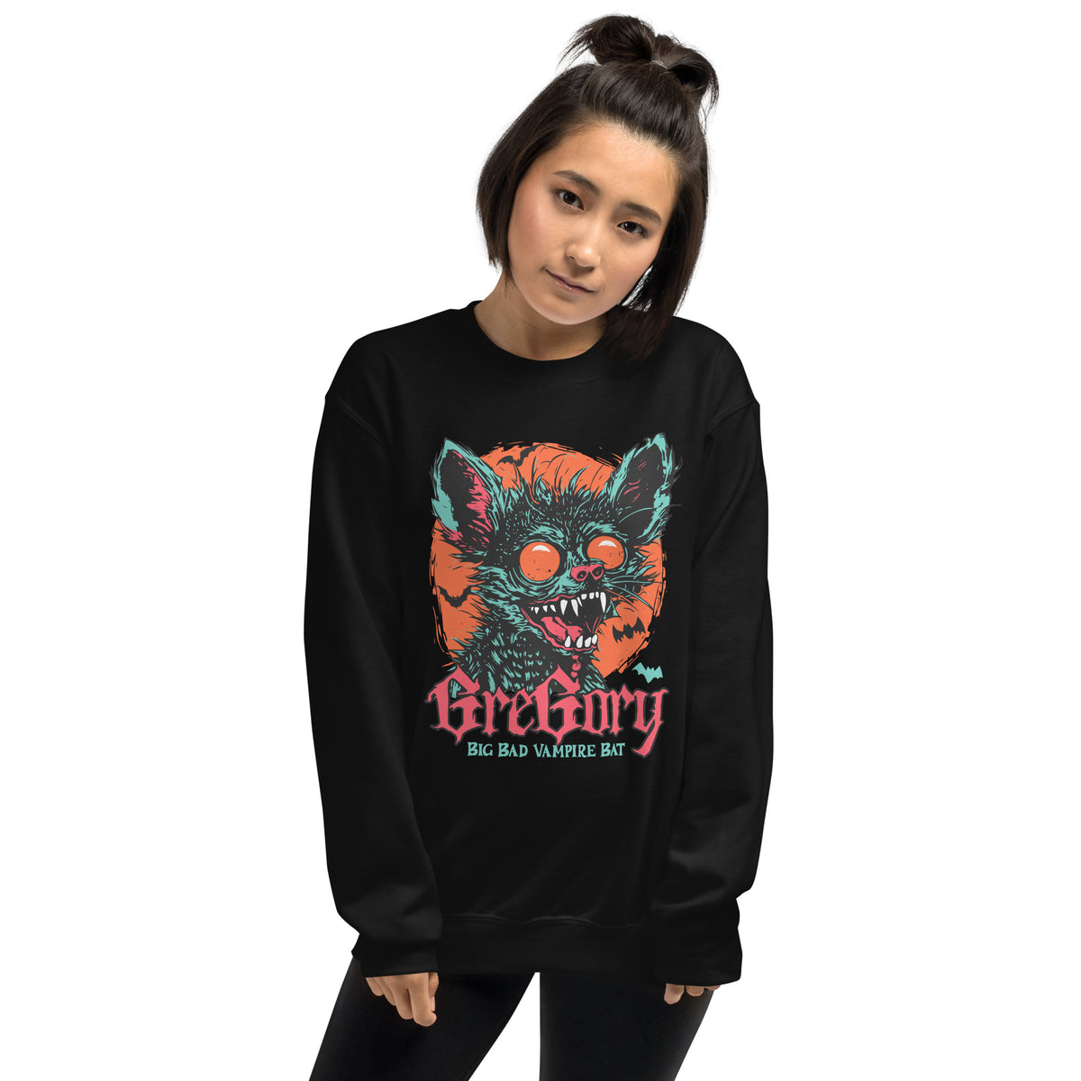 Buy Gregory Vampire Bat Crewneck Sweatshirt for Casual Outfits, a comfortable statement layer for cool, casual days. Elevate relaxed looks with the Gregory Vampire Bat Crewneck Sweatshirt for Casual Outfits—soft, striking, and made for daily wear. Shop the Gregory Vampire Bat Crewneck Sweatshirt for Casual Outfits, combining bold gothic style, cozy comfort, and everyday versatility.