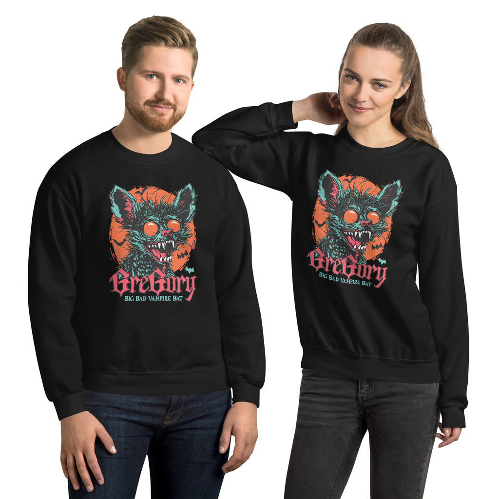 Buy Gregory Vampire Bat Crewneck Sweatshirt for Casual Outfits, a comfortable statement layer for cool, casual days. Elevate relaxed looks with the Gregory Vampire Bat Crewneck Sweatshirt for Casual Outfits—soft, striking, and made for daily wear. Shop the Gregory Vampire Bat Crewneck Sweatshirt for Casual Outfits, combining bold gothic style, cozy comfort, and everyday versatility.