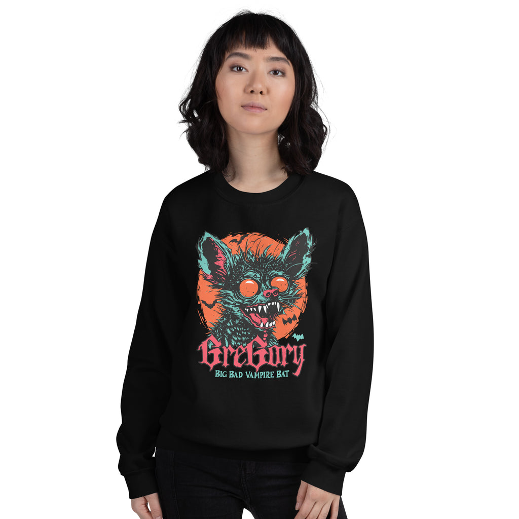Buy Gregory Vampire Bat Crewneck Sweatshirt for Casual Outfits, a comfortable statement layer for cool, casual days. Elevate relaxed looks with the Gregory Vampire Bat Crewneck Sweatshirt for Casual Outfits—soft, striking, and made for daily wear. Shop the Gregory Vampire Bat Crewneck Sweatshirt for Casual Outfits, combining bold gothic style, cozy comfort, and everyday versatility.