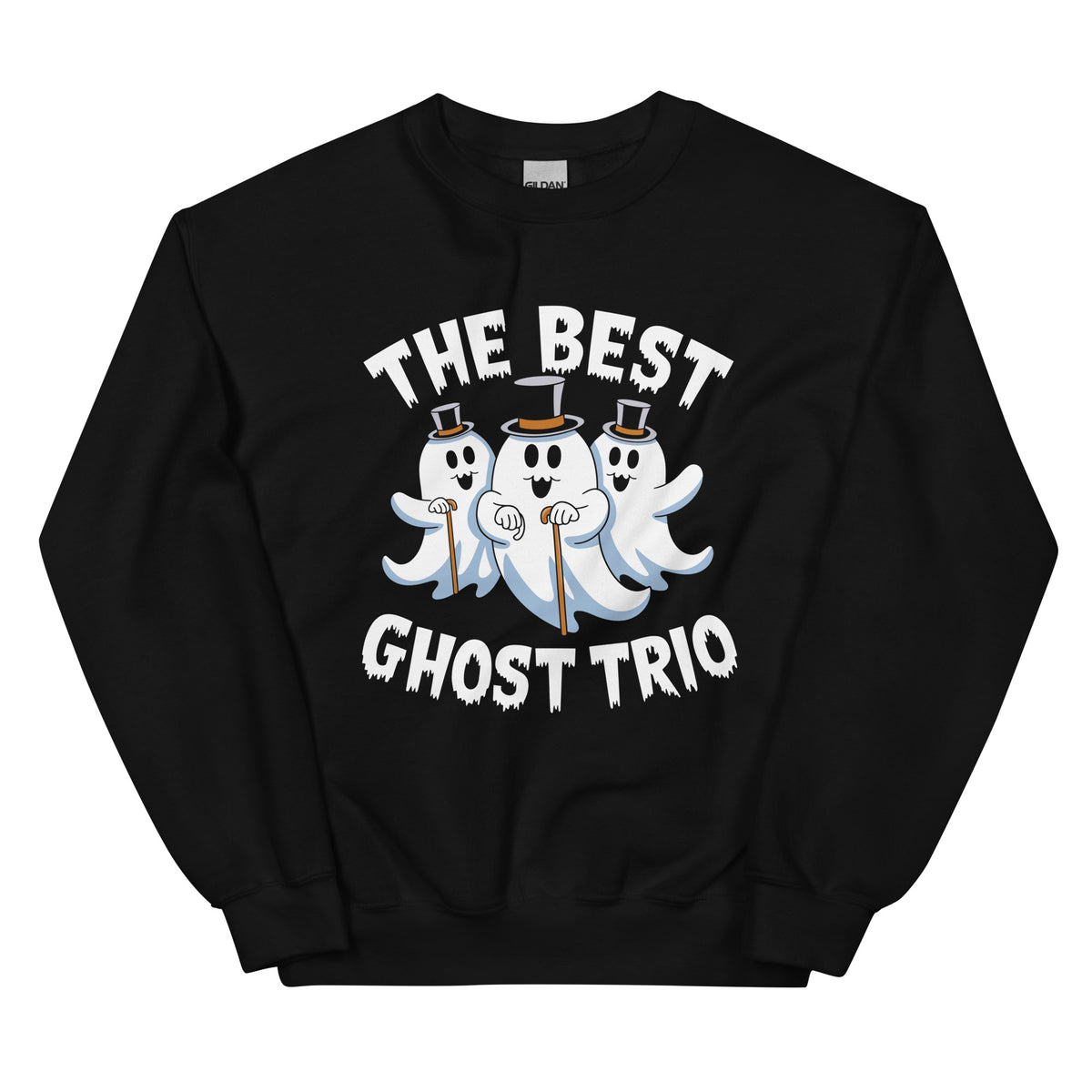 Buy Funny The Best Ghost Trio Halloween Crewneck Sweatshirt for Festive Wear Online