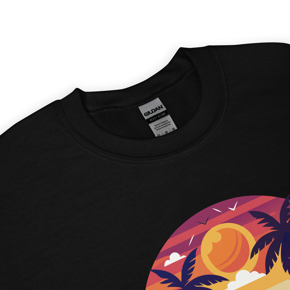 Embrace laid-back style with the Summer Vibes Sunset Van Crewneck Sweatshirt for Casual Wear, featuring cozy comfort and a retro-inspired look.
