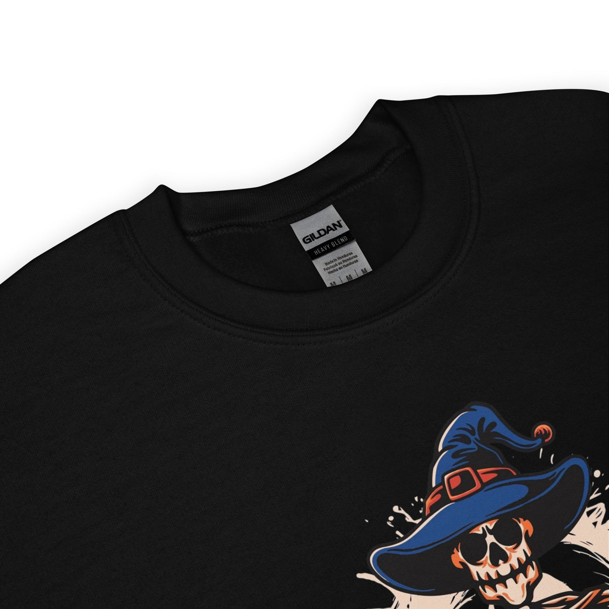 Show off seasonal spirit in the Treat Street Halloween Skull Crewneck Sweatshirt, a comfortable layer for crisp autumn adventures.