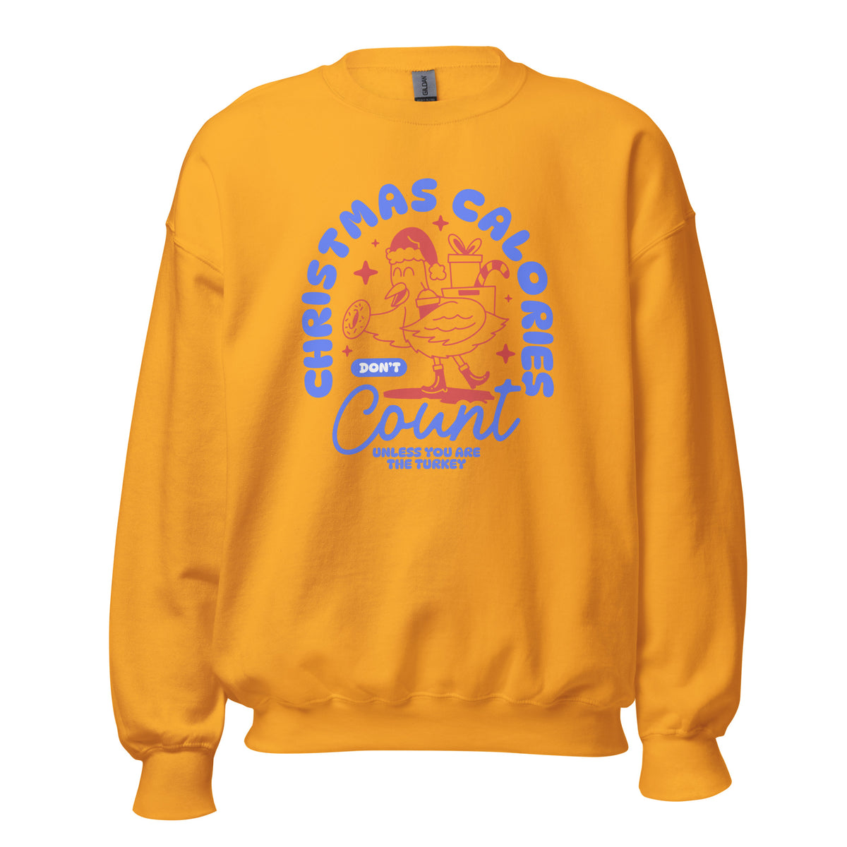 Shop Funny Christmas Calories Don't Count Turkey Sweatshirt Casual Wear for a fun, comfy way to show off your Thanksgiving and Christmas spirit. Make holiday meals more fun with a Christmas Calories Don't Count Turkey Sweatshirt—a cozy, playful pick for parties and gift giving. Celebrate the season in a Christmas Calories Don't Count Turkey Sweatshirt, perfect for festive feasts, cozy gatherings, and holiday laughs.