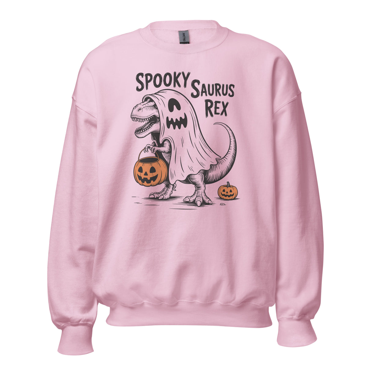 Unique Best Spooky Saurus Rex Dinosaur Ghost Sweatshirt for Festive Wear brings playful Halloween charm, cozy comfort and standout style to your wardrobe.